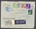 Belgium Par Avion Per Vliegtuig Label REYNIERS FRÉRES The Ghent Steamship Lines GAND 1946 Cover To Malmö Suede Sweden - Sonstige & Ohne Zuordnung