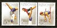 Faroe Island 2009 100 Years Of Gymnastics Sport 3V MNH ++ 2802 - Gymnastics