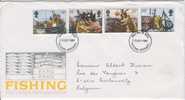 GB - FDC Fishing Industry 1166/1169**(S-G) - 1981-1990 Decimal Issues