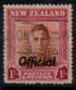 NEW ZEALAND  Scott #  O 98  F-VF USED - Servizio