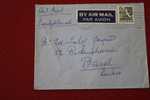 1955  LETTER MARCOPHILIE LETTRE DE ONTARIO CANADA POUR BASEL BALE EN SUISSE 1955 PAR AVION - Luftpost