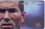 MOBICARTE  ZIDANE 15 EUROS MAI 2002 A FIN 06/2003 ETAT COURANT - Cellphone Cards (refills)