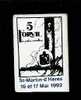 PINS 5 DE FORVIL - BOURSE DU PARFUM A St MARTIN D´HERES 16 Et 17 MAI 1992 - PORCELAINE - Perfume