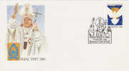 Australia-1986 Pope Visit Brisbane 25th November Souvenir Cover - Brieven En Documenten