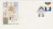 Australia-1986 Pope Visit Darwin N.T. 29th November Souvenir Cover - Brieven En Documenten