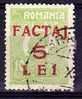 Rumania, Num. 5 Paquete Postal - Paketmarken