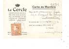 TIMBRES SUR CARTE LE CERCLE - Autres & Non Classés