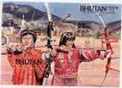 Bhutan Bloc Feuillet Arc, Archery Competition  ** Sans Charnière Superbe - Bogenschiessen