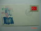 391  TURKEY TURQUIA  FLAG SERIES  FDC UNITED NATIONS YEAR 1980 OTHERS IN MY STORE - Covers