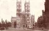 Londres London - Westminster Abbey - 1924 - Église Church - Animée - Circulée Used - Westminster Abbey
