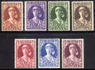 Belgium B107-113 Mint Hinged Semi-Postal Set From 1931 - Ungebraucht