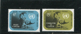 UNITED NATIONS - NEW YORK   - 1970  FIGHT  CANCER   SET MINT NH - Neufs
