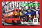 Japan Japon  Telefonkarte Télécarte Phonecard - England Great  Britain JCB Bus - Cultural