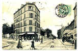 M 587 / CPA    LES LILAS   (93)  RUE DE PARIS ET LA PLACE DE PAUL DE KOCK - Les Lilas