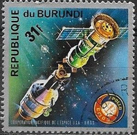 BURUNDI 1975 Apollo–Soyuz Space Project -  31f. - Apollo Third Stage Separation FU - Used Stamps