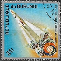 BURUNDI 1975 Apollo–Soyuz Space Project - 31f. - Soyuz Launch FU - Used Stamps