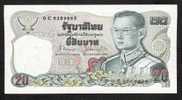 THAILAND  P88  20  BAHT  (1981) Signature 62   UNC. - Tailandia