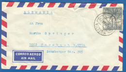 Spanien; Correo Aereo; 1966; Cover / Letter Huelva To Germany - Covers & Documents