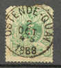 Belgium Deluxe OSTENDE - QUAI 1888 Cancel !! - 1869-1888 Lion Couché (Liegender Löwe)