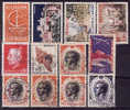 MONACO - 12 Timbres Obli - Used Stamps