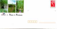 PAP GUISCRIFF (MORBIHAN) : RUINES, FLEURS Et SOUS-BOIS Timbre "BEAUJARD" - Prêts-à-poster:Overprinting/Beaujard