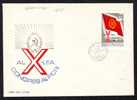 Romania 1969, Flag Drapeaux,Anniversary Communist Congress FDC Cover. - Covers