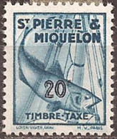 SAINT-PIERRE & MIQUELON..1938..Michel # 35...MH...Portomarken. - Ungebraucht