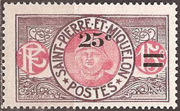 SAINT-PIERRE & MIQUELON..1924..Michel # 118...MLH. - Unused Stamps
