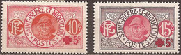 SAINT-PIERRE & MIQUELON..1915/17..Michel # 101-102...MLH. - Unused Stamps