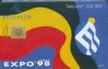 # BELGIUM C11a Lisboa  Expo 98 200 So3  Tres Bon Etat - Mit Chip