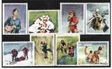 ROMANIA - 1989 - 8 VALORI DEDICATI AGLI AGLI UOMINI AL SERVIZIO DELL' UOMO - NUOVI S.T.L. - IN BUONE CONDIZIONI. - Unused Stamps