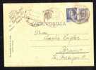 ROMANIA  30 JUN 1946  POSTCARD,stationery, INFLATION STAMP 20 Lei King Mihai On PC. - Covers & Documents