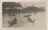 Rppc MALAYSIA Beach Scene MULTIPLE DECORATED Row Boats ROWERS C-ukn - Malaysia