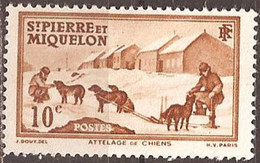 SAINT-PIERRE & MIQUELON..1938..Michel # 174...MH. - Unused Stamps