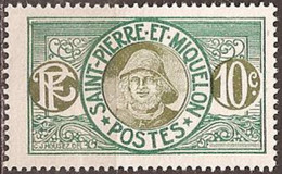 SAINT-PIERRE And MIQUELON..1922/30..Michel # 104...MH. - Unused Stamps