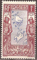 SAINT-PIERRE And MIQUELON..1932/33..Michel # 133...MH. - Ongebruikt