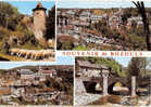 CP Souvenir De Bozouls  Multivues Multi Vues 12 Aveyron - Bozouls