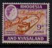 RHODESIA & NYASALAND   Scott #  164A  VF USED - Rhodésie & Nyasaland (1954-1963)