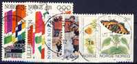 ##Norway 1992-93.  3 Sets. Michel 1105-06 + 1112-13 + 1114-15. Value 1.5 EUR. Cancelled(o) - Used Stamps