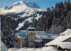 CP Les Contamines Montjoie La Chapelle Notre Dame De La Gorge Et L' Aiguille De Roselette 74 Haute Savoie - Contamine-sur-Arve