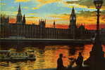 SUNSET ON THE RIVER THAMES - LONDON - River Thames