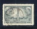 Canada Scott # 277 Used VF Railway Cancel Hamilton & Meaford RPO  Dec 7 1948 - Used Stamps