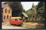 Llandrindod Wells Royal Mail Postbus At St Mary's Church Abbey Cwmhir Radnorshire Wales - Ref 462 - Radnorshire