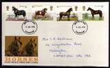 Great Britain - 1978 - Horses - FDC - 1971-1980 Decimal Issues