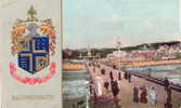 DORSET (was Hampshire) -The PIER Looking Towards Town With Town Crest. - ANIMATED -- BOURNEMOUTH - Bournemouth (depuis 1972)