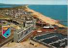 SAINT CYPRIEN PLAGE...VUE AERIENNE: LE NOUVEAU PORT ET SA PLAGE . PORT CIPRIANO AU LOIN CANET PLAGE - Saint Cyprien