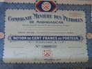 Action COMPTOIR INDUSTRIEL - Bruxelles (BELGIQUE) - 1889 - 250 Francs Entièrement Libérée - Présence Des 30 Coupons - A - C