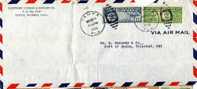 1304. Frontal Carta Aerea TAMPA (Florida) 1938 A Trinidad - Briefe U. Dokumente