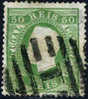 Portugal #42a XF Used 50r King Luiz Of 1884 - Oblitérés