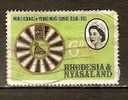 Rhodesia + Nyasaland(Zimbabwe)  1963  6d  (o) Young Mens Service Clubs - Rhodesia & Nyasaland (1954-1963)